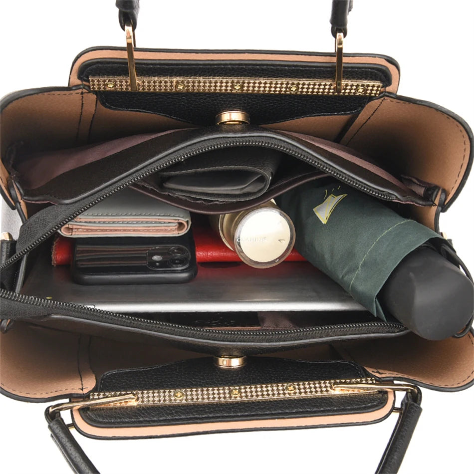 Vienna Élitaire - Bolso ejecutivo de lujo con amplio espacio interior